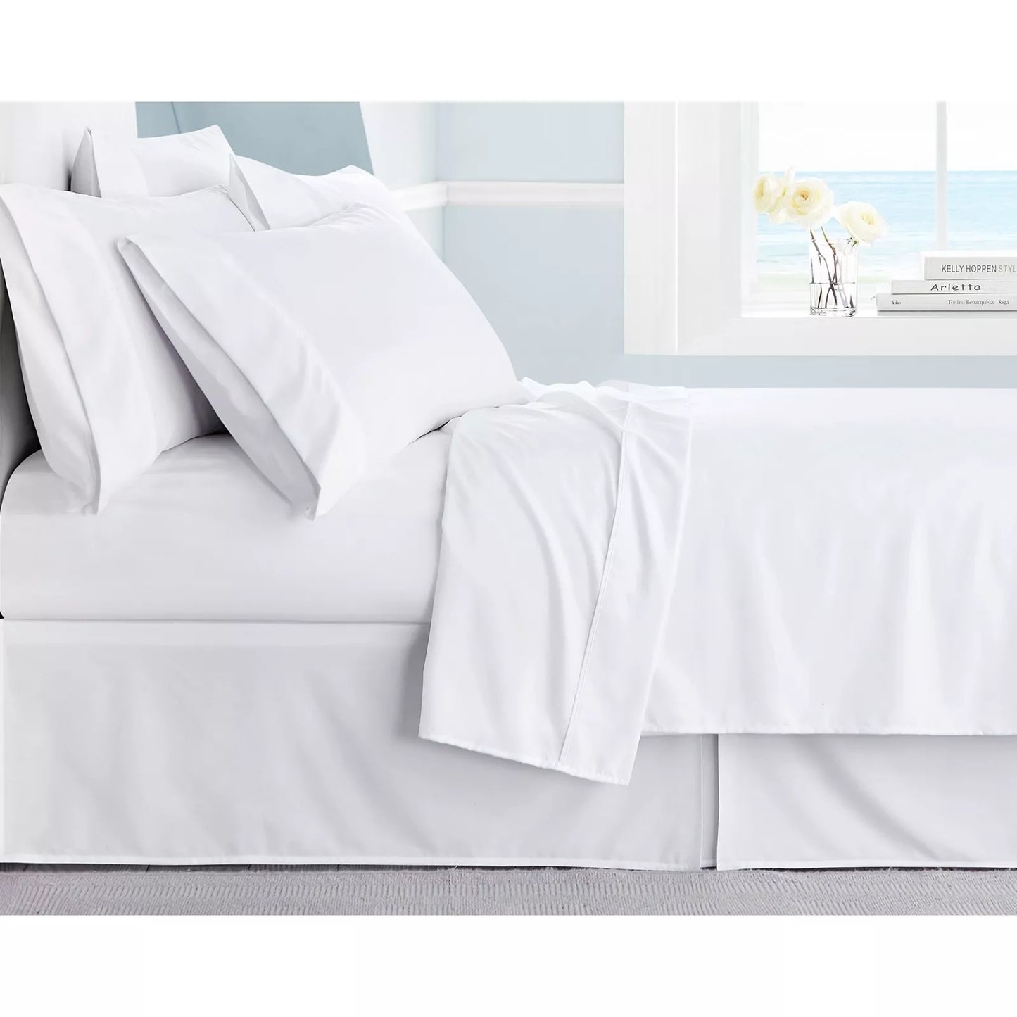 400TC EXTRA DEEP 40CM FITTED SHEET 100% EGYPTIAN COTTON DOUBLE SUPER KING SIZE