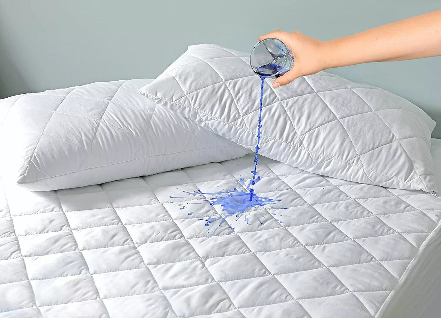 Quilted Waterproof Mattress Protector Bed Cover Extra Deep Topper Fitted Sheet